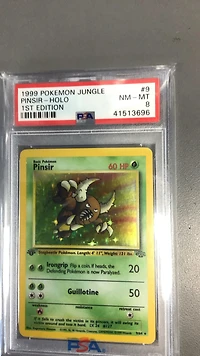 1999 Pokemon Jungle 9 Pinsir-holo 1st Edition PSA