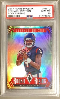 2017 Panini Phoenix Rookie Rising Rr-3 Deshaun Watson PSA 10