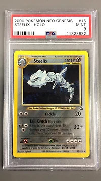 2000 Pokemon Neo Genesis 15 Steelix-holo PSA
