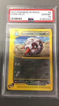 2003 Pokemon Skyridge 9 Forretress PSA