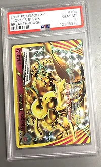 2015 Pokemon Xy Breakthrough 104 Florges Break PSA
