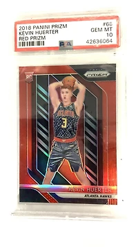 2018 Panini Prizm 68 Kevin Huerter Prizm PSA