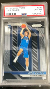 2018 Panini Prizm 280 Luka Doncic PSA
