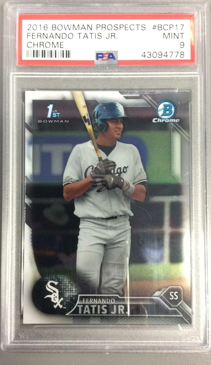 2016 Bowman Prospects Bcp17 Fernando Tatis Jr. Chrome PSA