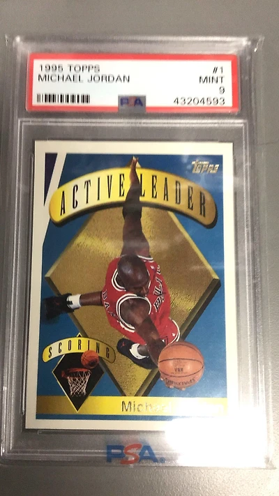 1995 Topps 1 Michael Jordan PSA 9