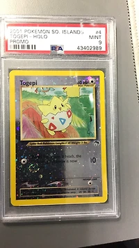 2001 Pokemon Southern Islands Promo 4 Togepi PSA 9