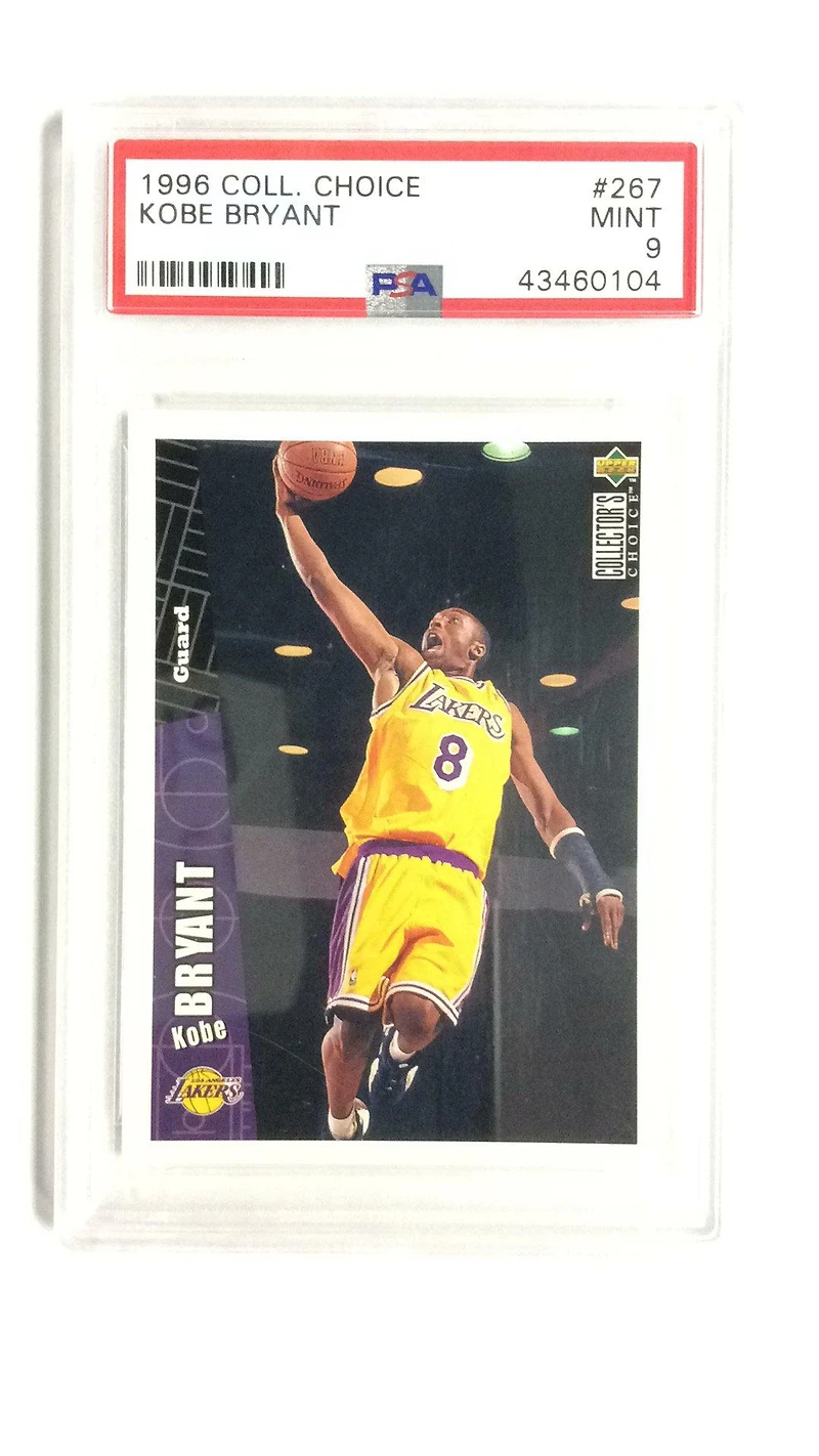1996 Collector's Choice 267 Kobe Bryant PSA