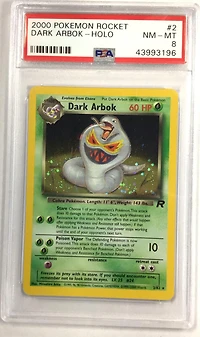 2000 Pokemon Rocket 2 Dark Arbok-holo PSA