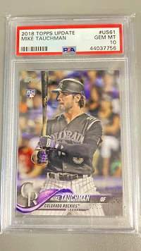 2018 Topps Update Us61 Mike Tauchman PSA 10