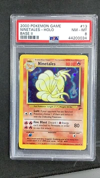 2000 Pokemon Game Base Ii 13 Ninetales-holo PSA