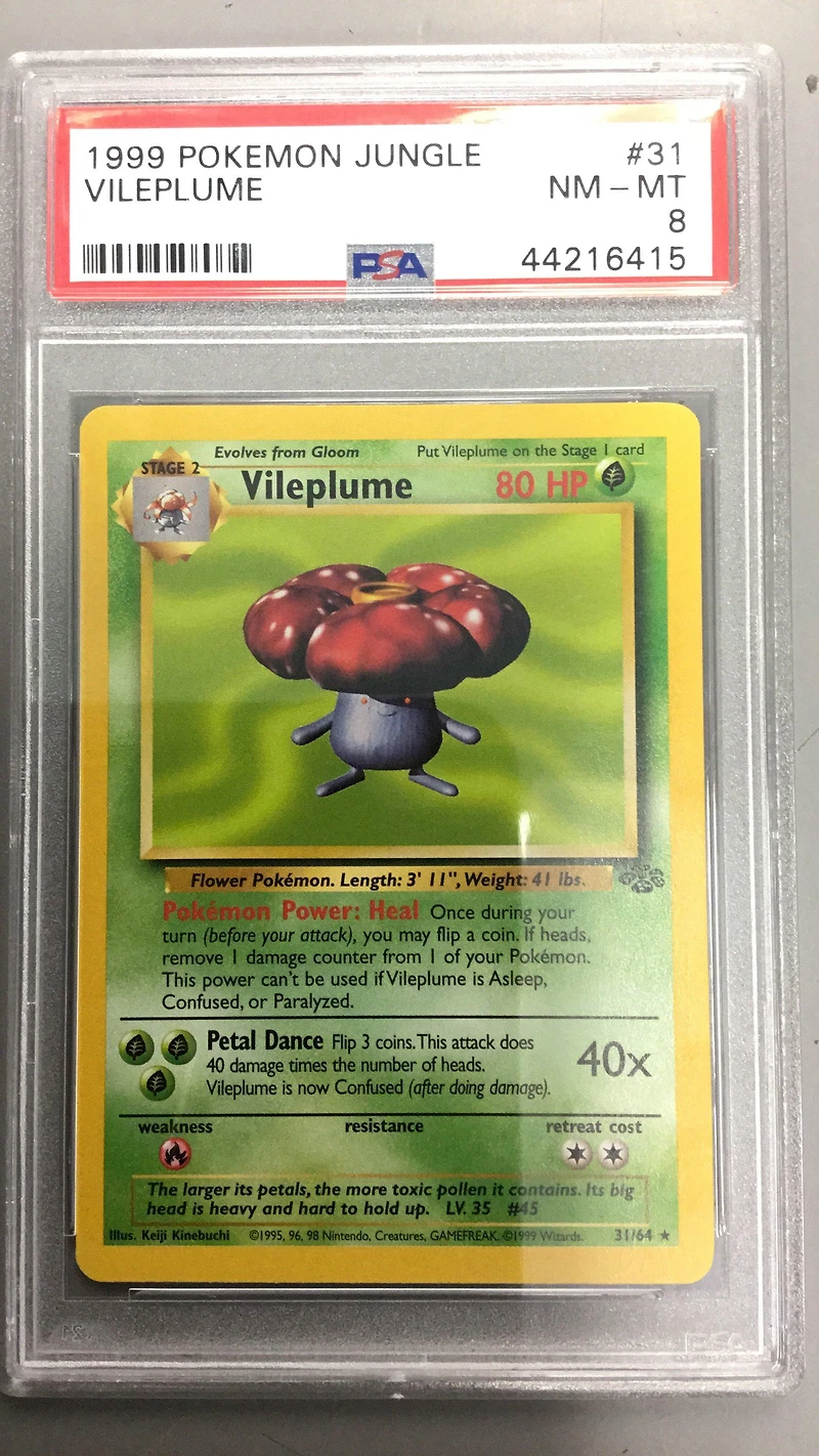 1999 Pokemon Jungle 31 Vileplume PSA