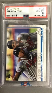 2019 Topps 508 Strike A Pose PSA 10