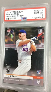 2019 Topps Now Home Run Derby Hrd-2 Pete Alonso PSA 10