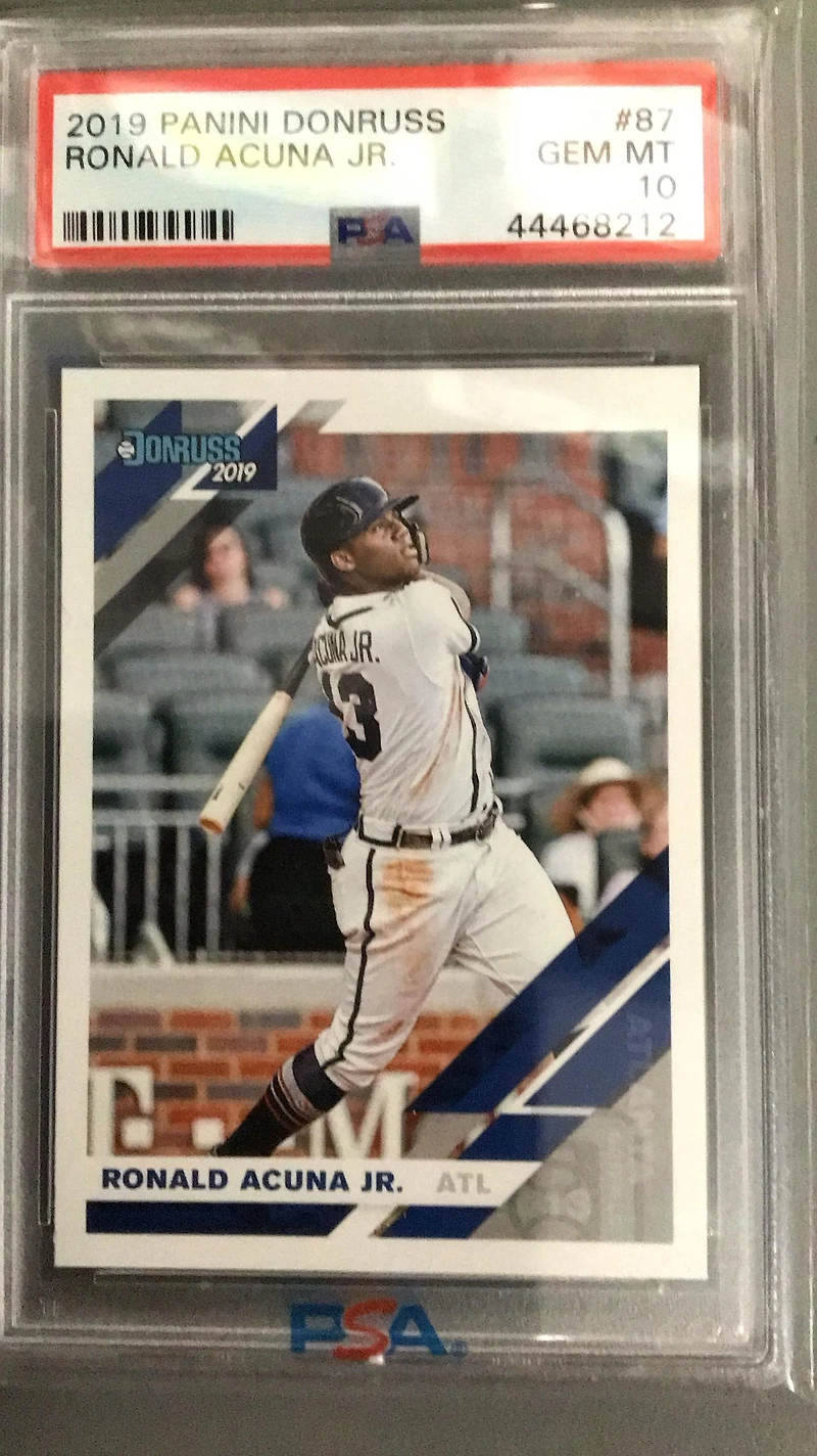 Panini Donruss Ronald Acuna Jr. PSA 10