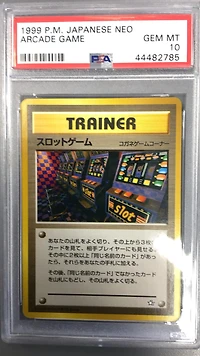 2000 Pokemon Japanese Neo Arcade Game PSA 10