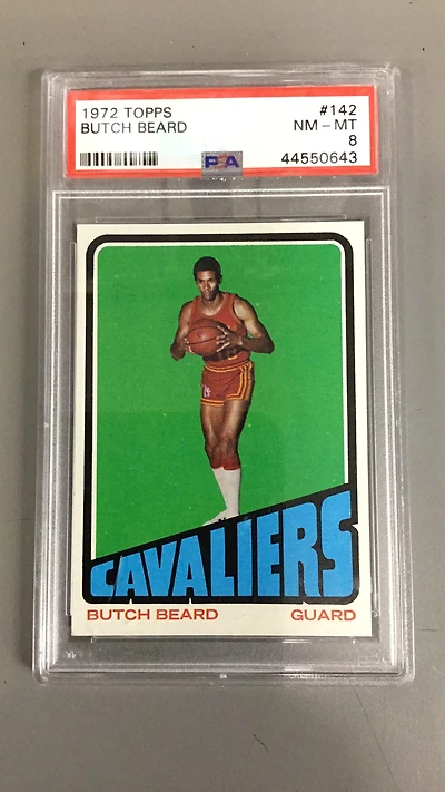 1972 Topps 142 Butch Beard PSA 8