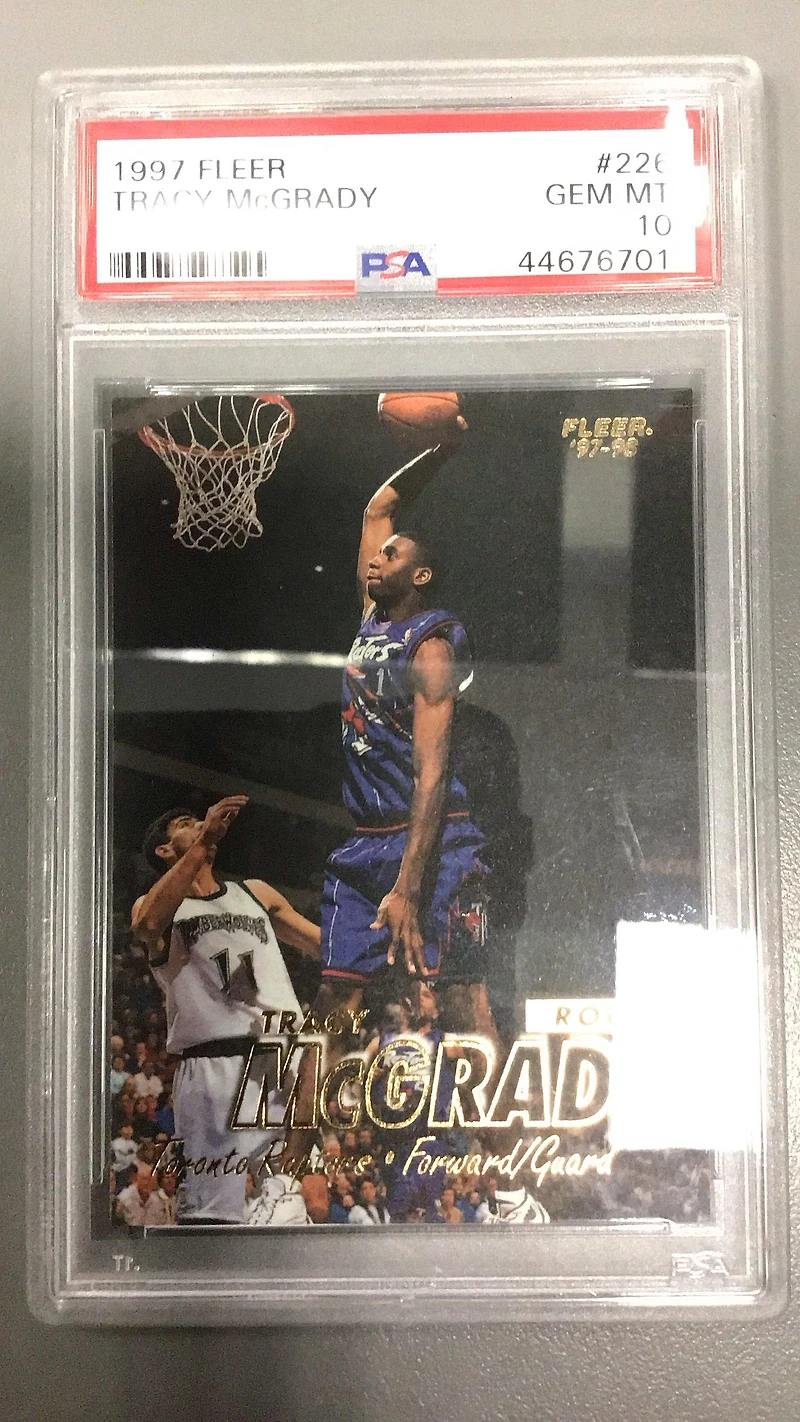 1997 Fleer 226 Tracy Mcgrady PSA 10