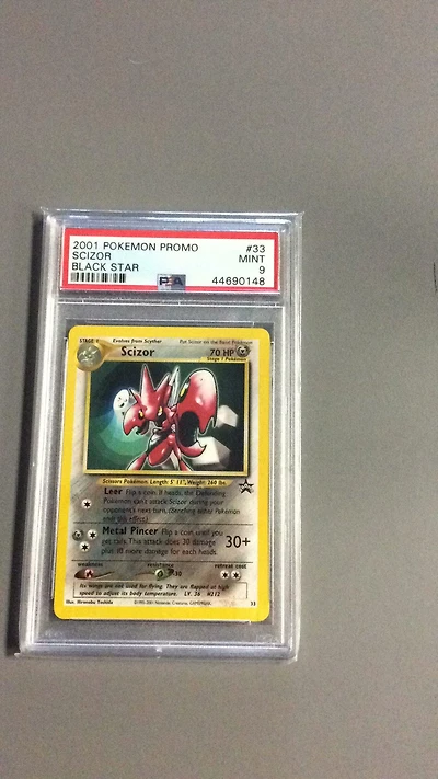 2001 Pokemon Promo Black Star 33 Scizor PSA