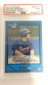 2007 Bowman Draft Picks & Prospects Bdpp12 Freddie Freeman PSA 9