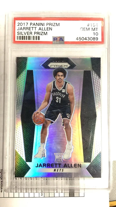 2017 Panini Prizm 154 Jarrett Allen Silver Prizm PSA 10