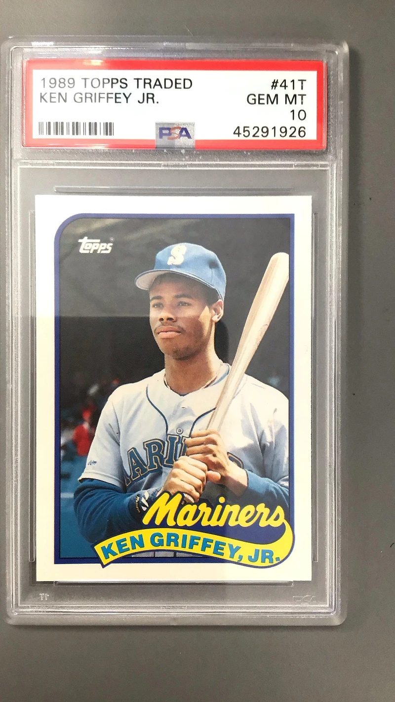 1989 Topps Traded 41t Ken Griffey Jr. PSA