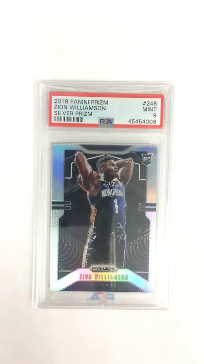 2019 Panini Prizm 248 Zion Williamson Silver Prizm PSA