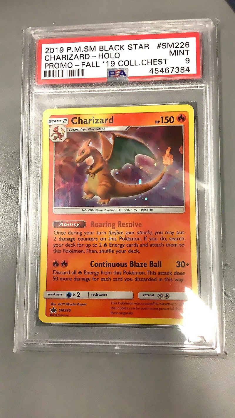 2019 Pokemon Sm Black Star Promo Sm226 Charizard PSA