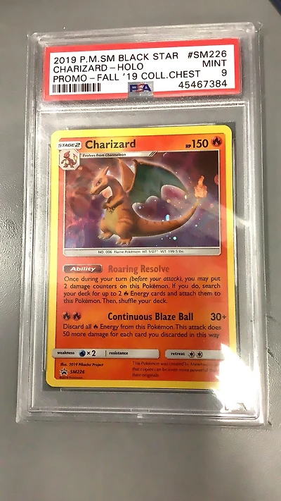 2019 Pokemon Sm Black Star Promo Sm226 Charizard PSA