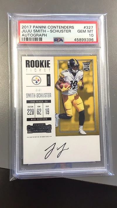 2017 Panini Contenders 327 Juju Smith-schuster Autograph PSA 10