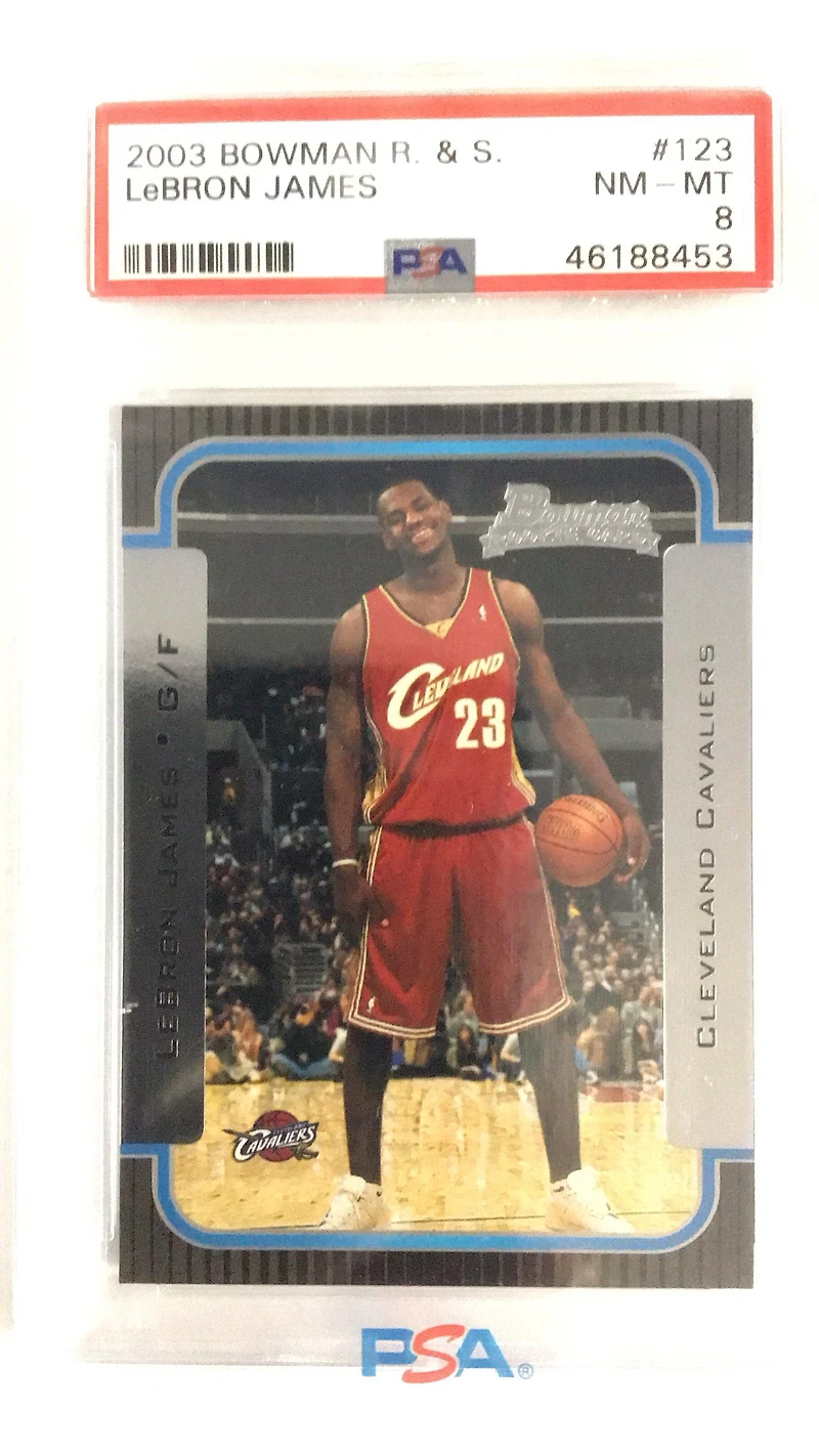 2003 Bowman Rookies & Stars 123 Lebron James PSA