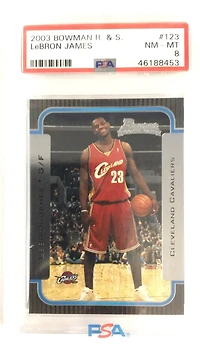2003 Bowman Rookies & Stars 123 Lebron James PSA