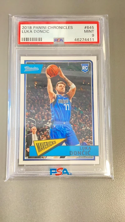 2018 Panini Chronicles 645 Luka Doncic PSA 9