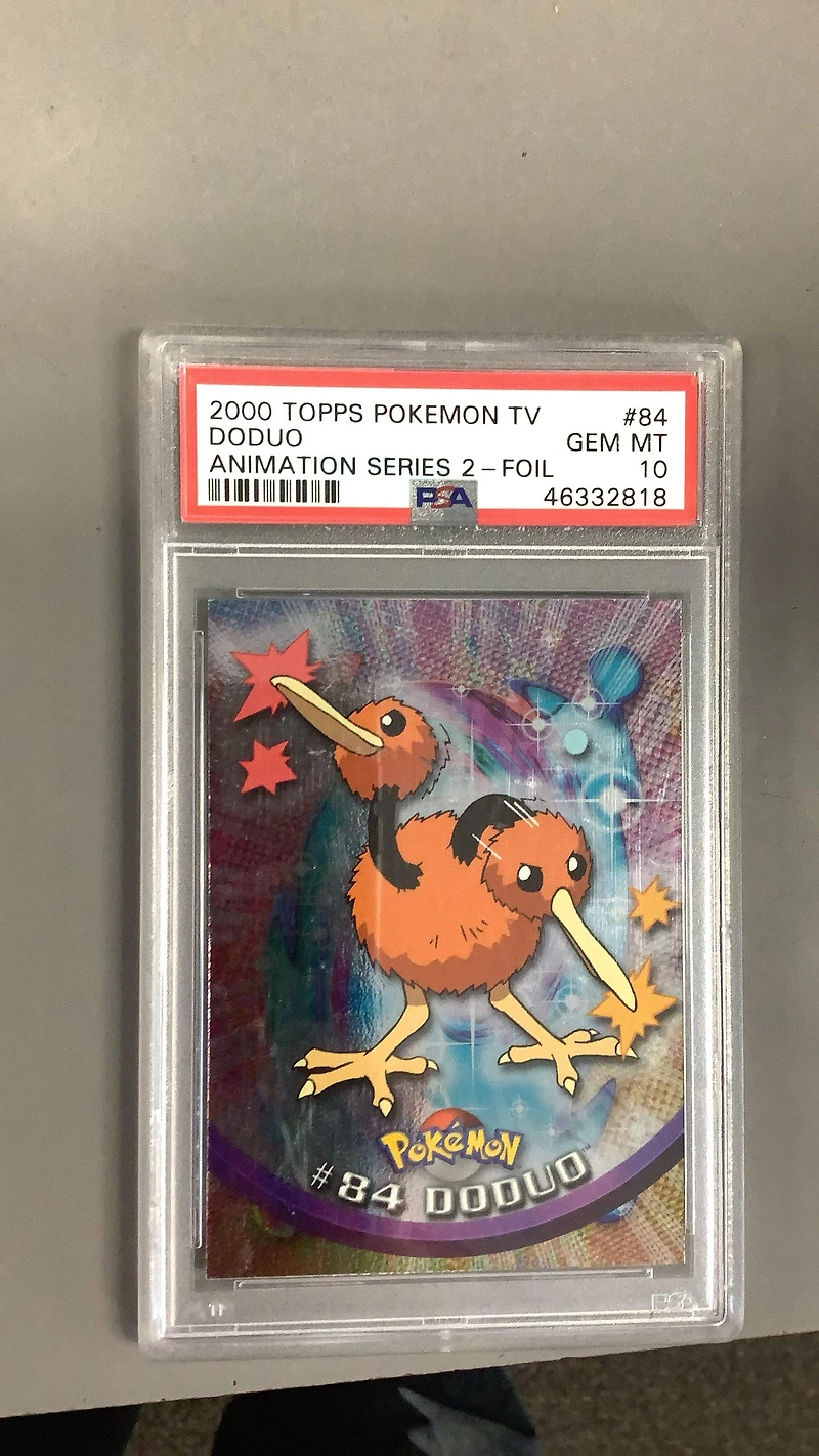 2000 Topps Pokemon Tv Animation Series 2 84 Doduo PSA 10