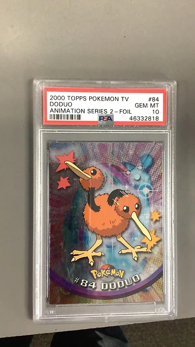 2000 Topps Pokemon Tv Animation Series 2 84 Doduo PSA 10
