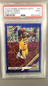 2019 Panini Donruss Optic 60 Lebron James PSA