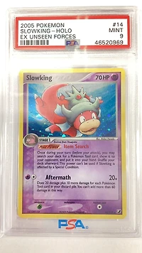 2005 Pokemon Ex Unseen Forces 14 Slowking PSA 9