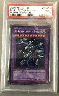2006 Yu-gi-oh! Ultimate Edition En005 Blue-eyes Ultimate Dragon PSA
