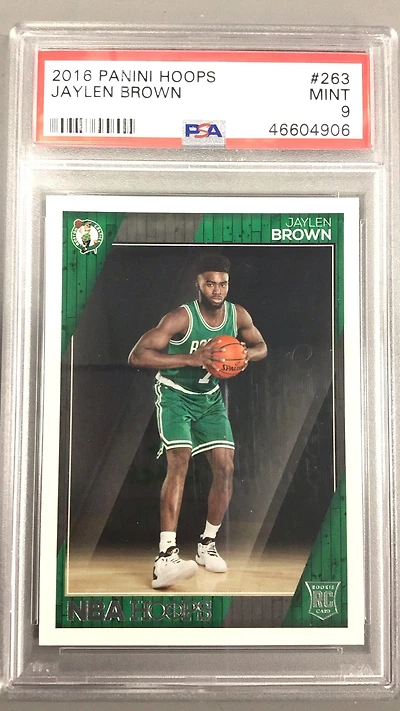 2016 Panini Hoops 263 Jaylen Brown PSA