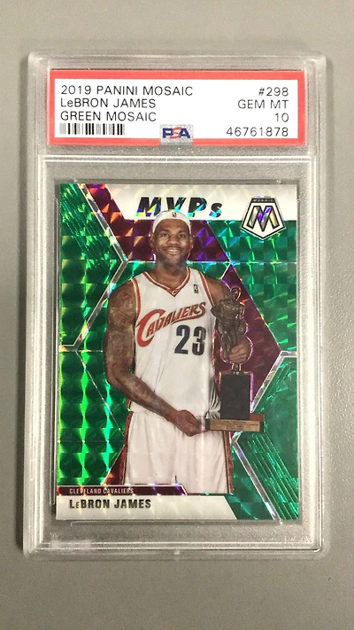 Panini Mosaic Lebron James Mosaic PSA