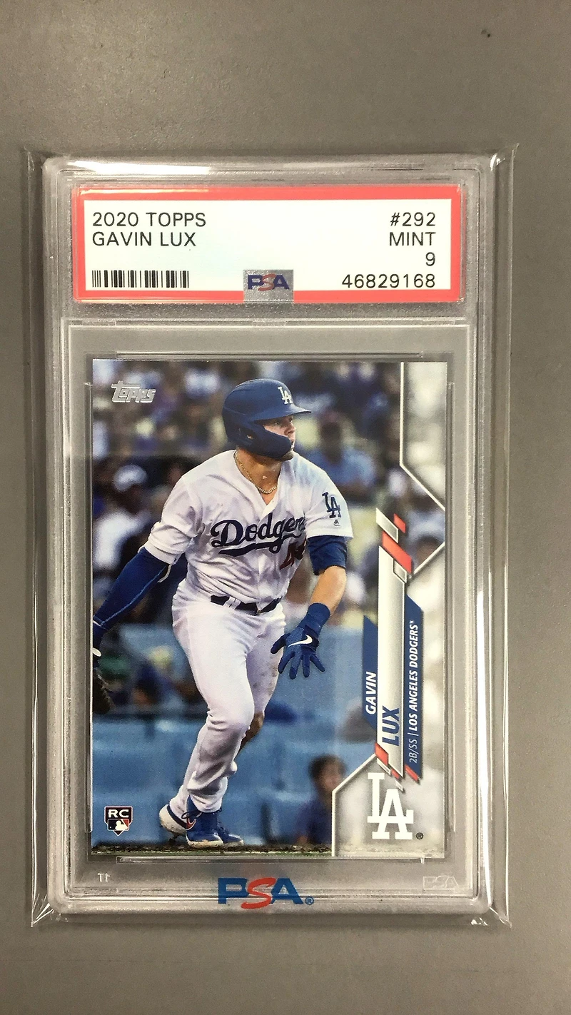 2020 Topps 292 Gavin Lux PSA 9