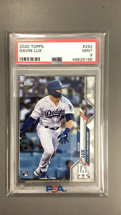 2020 Topps 292 Gavin Lux PSA 9