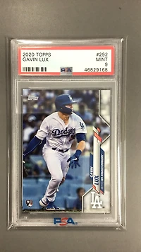 2020 Topps 292 Gavin Lux PSA 9