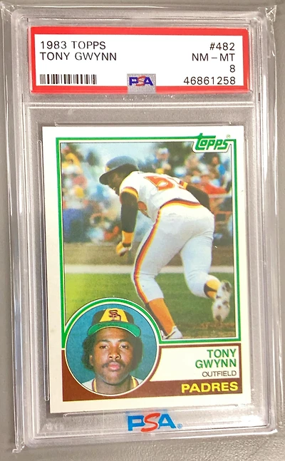1983 Topps 482 Tony Gwynn PSA