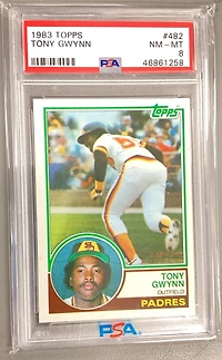 1983 Topps 482 Tony Gwynn PSA