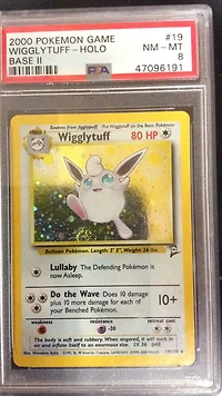 2000 Pokemon Game Base Ii 19 Wigglytuff-holo PSA