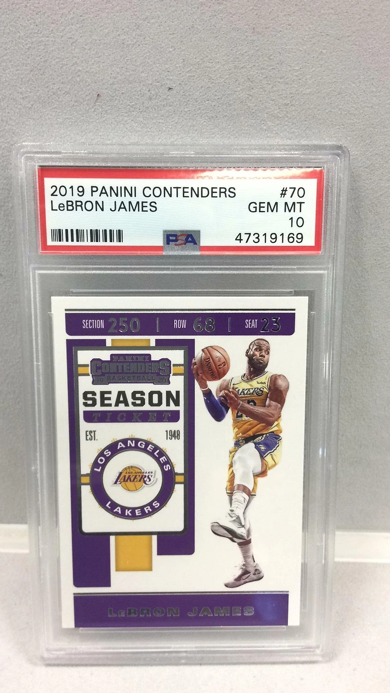 2019 Panini Contenders 70 Lebron James PSA 10