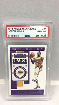 2019 Panini Contenders 70 Lebron James PSA 10