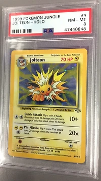 1999 Pokemon Jungle 4 Jolteon-holo PSA