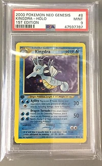 2000 Pokemon Neo Genesis 1st Edition 8 Kingdra-holo PSA
