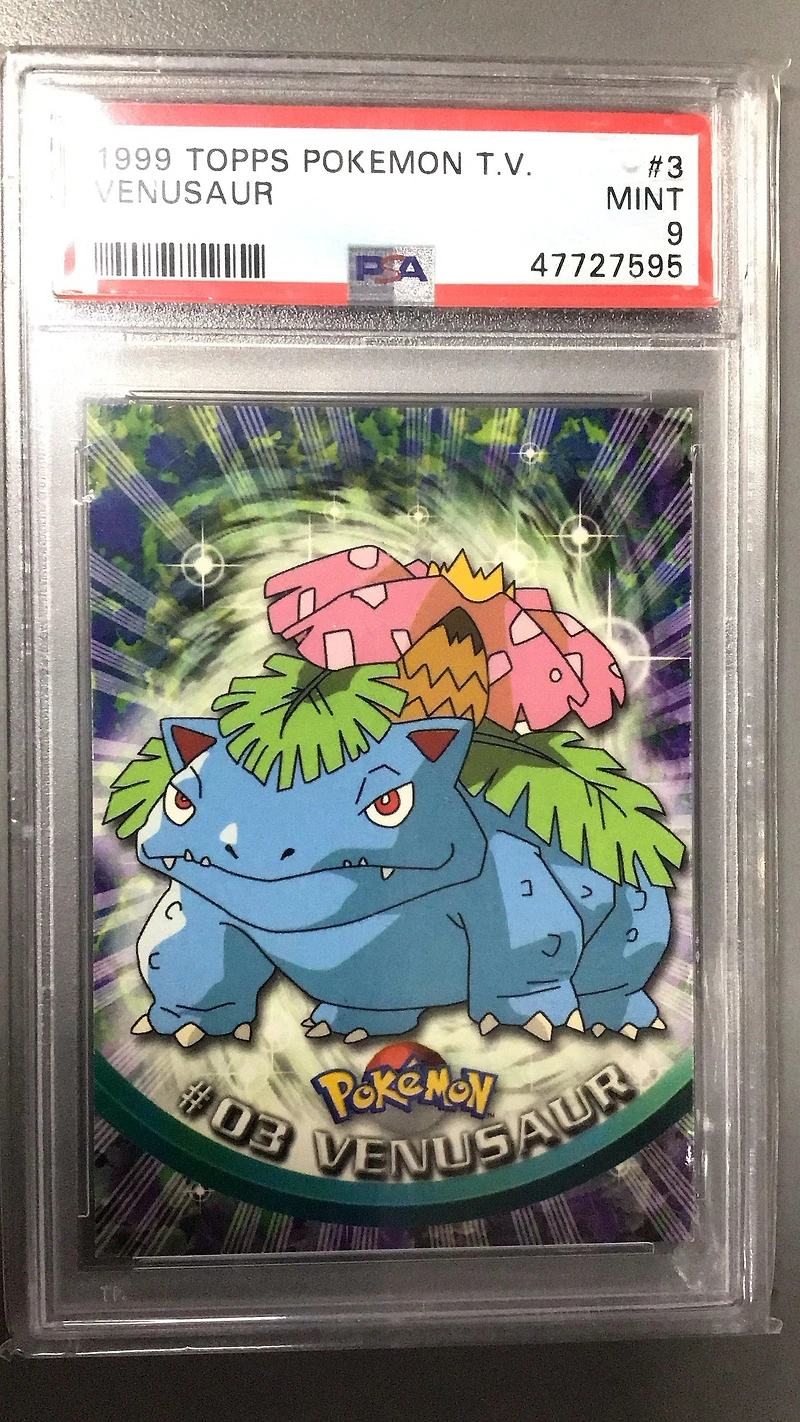 1999 Topps Pokemon Tv 3 Venusaur PSA